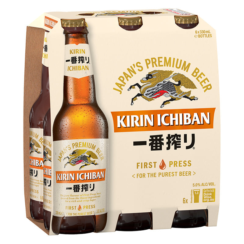 Kirin Ichiban 330ml 6 pack Bottles