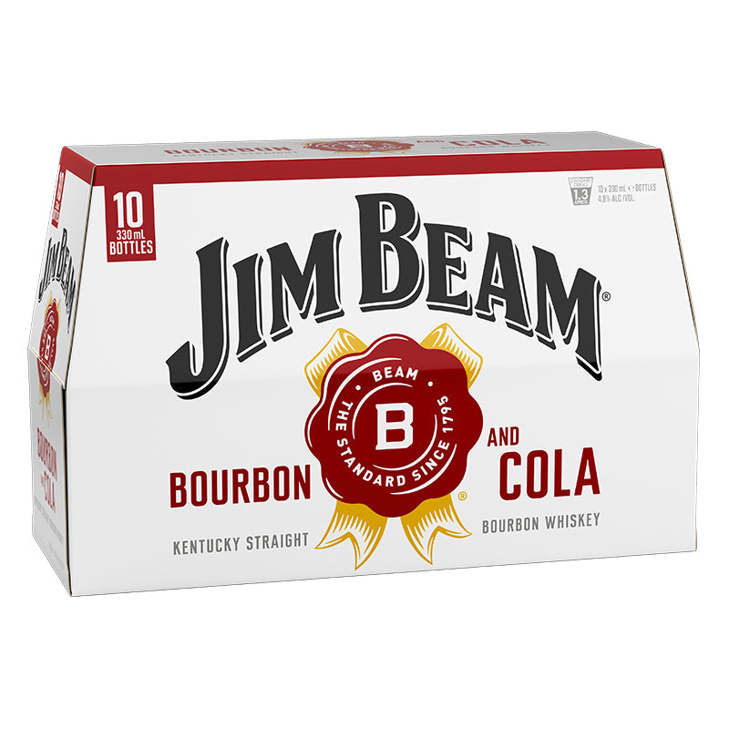 Jim Beam Cola 10 Pk Btls