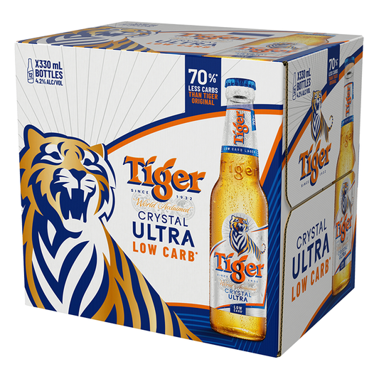 Tiger Crystal Ultra Low Carb 12pk Bottles