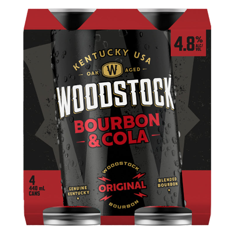 Woodstock 4.8% 440ml 4pk cans