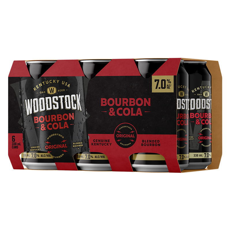 Woodstock & Cola 7% Cans 6x330ml