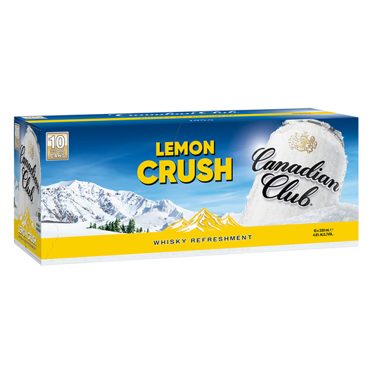 Canadian Club Lemon Crush 4.8% Cans 10x330ml